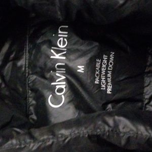 Premium down, Calvin Kline lightweight  packable, puffer vest.